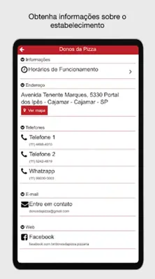 Donos da Pizza android App screenshot 0